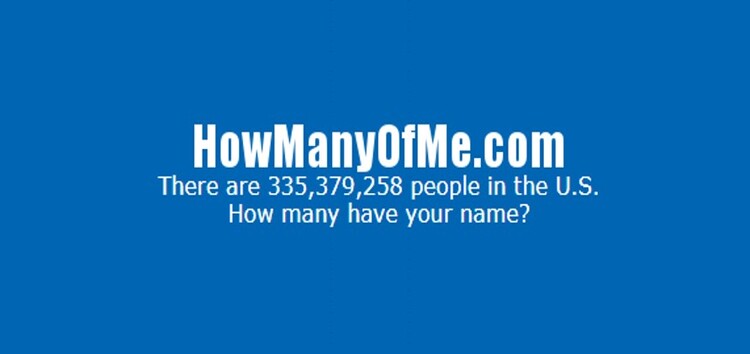 [Updated] HowManyofMe.com down or not working? Try out these potential alternatives