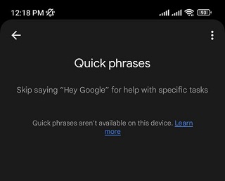 Assistant-quick-phrases-missing-on-non-Pixel-devices