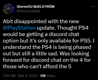 Discord PS4 integration
