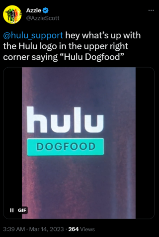 Hulu dogfood