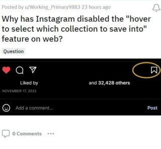 Instagram-save-to-collections-feature-missing