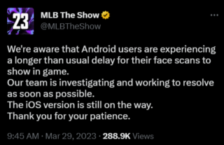 MLB the show 23 support