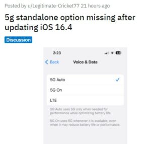 iPhone-5G-Standlone-missing-after-iOS-16.4-update