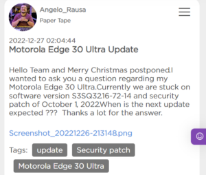 Motorola-Moto-Edge-30-ultra-stuck-on-December-patch