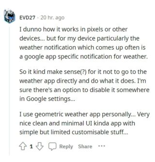 Google-Pixel-weather-notification-widget-issue-1