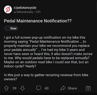 Peloton-replace-pedals-annually