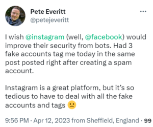Instagram-bots-tagging-on-fake-posts