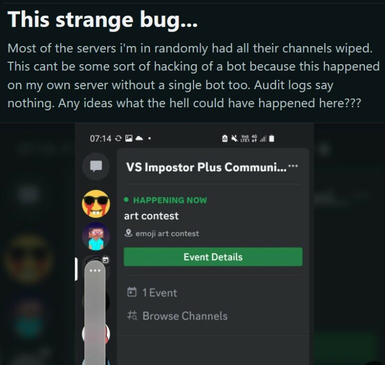 Discord channels missing or disappearing after the latest update