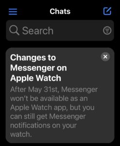 Messenger Apple Watch