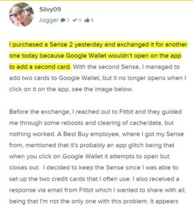 Google-Wallet-issues-on-Fitbit-Sense-2-issue-1