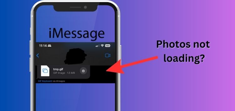 iMessage not loading photos on iPhone running iOS 16