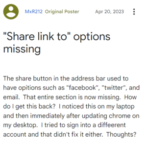 Google-Chrome-share-to-link-option-missing