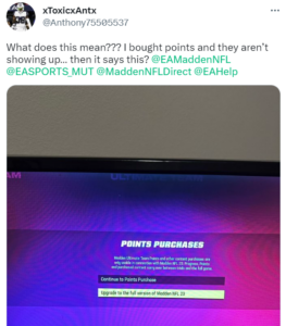 Madden-23-points-missing-after-purchase