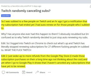 Twitch-subscriptions-canceled-automatically-issue-1