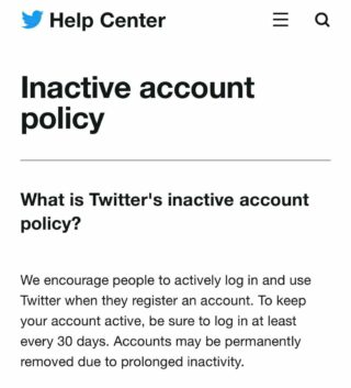 Will Twitter Deactivate Accounts After 30 Days Of Inactivity?