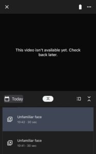 Google Nest Cam & Doorbell offline but still uploading events