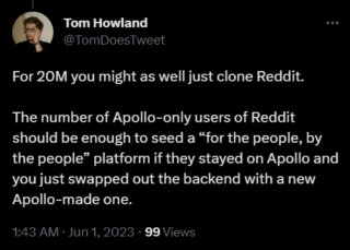 Apollo Reddit clone
