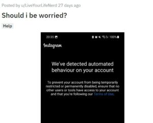 Instagram-we-have-detected-automated-behaviour-on-your-account-issue-1