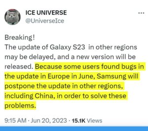 Samsung-Galaxy-S23-June-update-delayed-issue-1