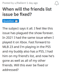 MLB-The-Show-23-friends-list-not-working-on-PS5