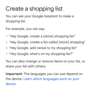 Google-shopping-list