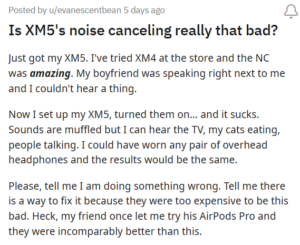 Sony-WH-1000XM5-headphones-poor-noise-cancelling