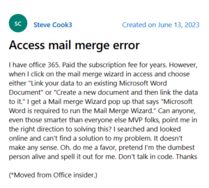Microsoft-Access-Word-is-required-to-run-Mail-Merge-Wizard-error 