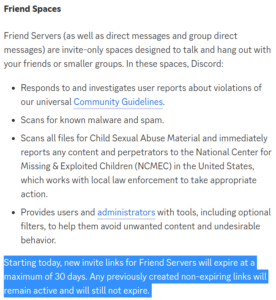 discord-restricting-permanent-invites-to-Community-server