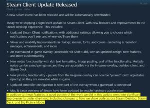 Steam-Client-latest-update-notes