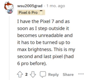 Google-Pixel-7-and-7-pro-scrren-brightness-dimming-under-sunlight