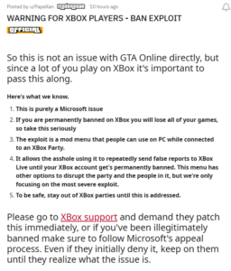 Xbox-Exploit-ban-user-accounts