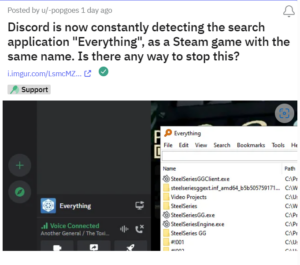 Discord-detecting-Everything-as-a-Steam-game