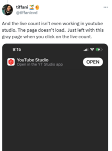 YouTube-studio-see-live-count-tab-blank-screen