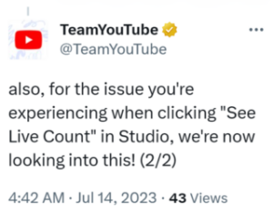 YouTube-Studio-see-Live-Count-blank-screen-issue-ack