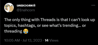 Threads hashtags