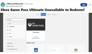 Xbox-Game-Pass-Ultimate-Unavailable-to-redeem-issue-1