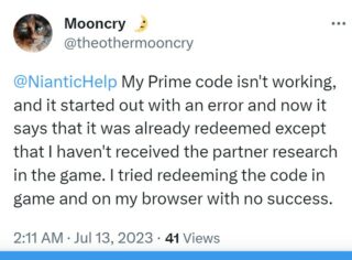 Prime Code Give Away : r/pokemongo