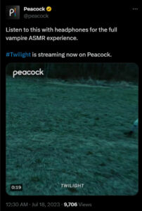 Peacock TV The Twilight Saga