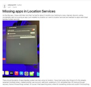 macOS-Ventura-13.5-update-broke-Location-Services-issue-1