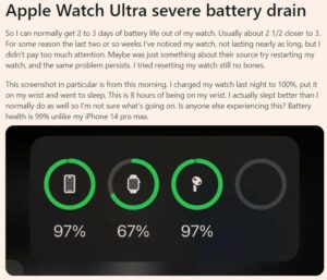 Apple-Watch-Ultra-severe-battery-drain-issue-1