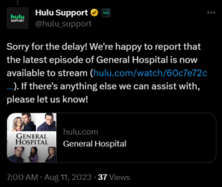 General Hospital Hulu