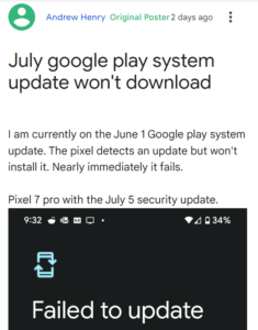 Pixel-7-Google-play-System-July-2023-failed-to-update