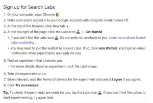 Sign-up-for-Google-Chrome-Search-Experimentaion-Labs-on-PC