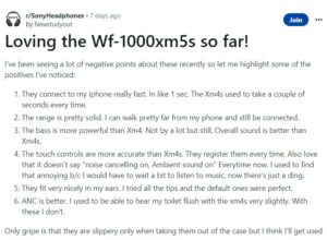 Sony-WF-1000XM5-positive-reviews