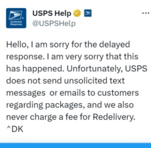 USPS-official-response