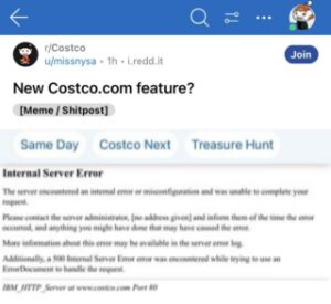 costco-website-down