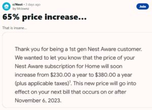 Google-Nest-Aware-subscription-price-increased-issue-1