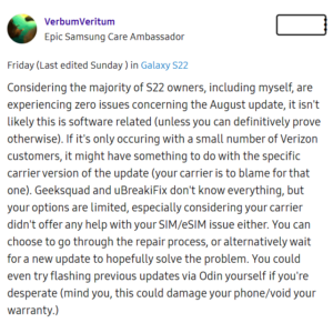 Samsung-Galaxy-S22-SIM-Card-not-wokring-after-August-Update