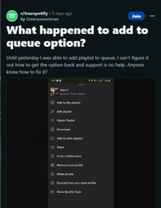 Spotify-add-to-queue-option-for-playlists-missing-issue-1