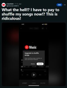 YouTube-Music-shuffle-premium-subscription-requirement-issue-1